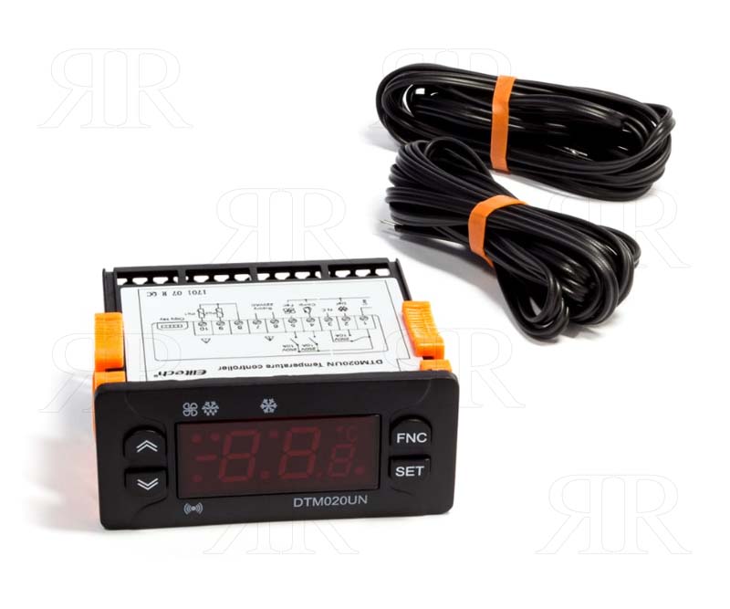 Termostato Digitale con 2 Sonde NTC 10 Ampere Modello ETC-974 -230 Volt